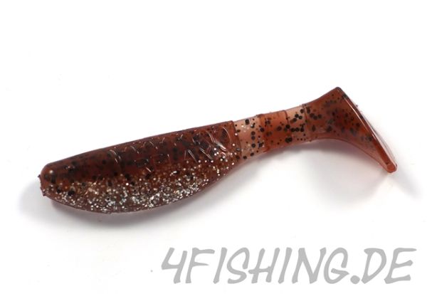 B083 klar silber glitter / braun glitter